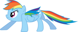 Size: 5234x2206 | Tagged: safe, artist:abion47, rainbow dash, pony, g4, female, simple background, solo, transparent background, vector