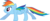 Size: 5234x2206 | Tagged: safe, artist:abion47, rainbow dash, pony, g4, female, simple background, solo, transparent background, vector