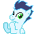 Size: 50x50 | Tagged: safe, artist:taritoons, part of a set, soarin', pony, g4, animated, clapping, clapping ponies, icon, male, pixel art, simple background, solo, sprite, transparent background