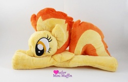 Size: 1000x644 | Tagged: safe, artist:sailorminimuffin, spitfire, pony, g4, beanie (plushie), irl, photo, plushie, solo