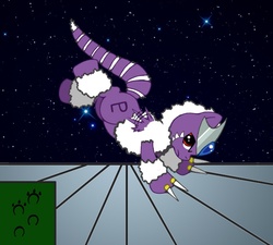 Size: 656x590 | Tagged: safe, artist:terrastardroid, mega man (series), pluto (planet), ponified, stardroid