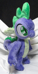 Size: 2352x4512 | Tagged: safe, artist:cryptic-enigma, spike, g4, irl, photo, plushie, solo, spike plushie