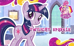 Size: 1280x800 | Tagged: safe, twilight sparkle, g4, official, crystal empire, wallpaper