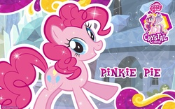 Size: 1280x800 | Tagged: safe, pinkie pie, g4, official, crystal empire, wallpaper