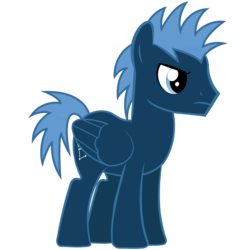 Size: 2000x2000 | Tagged: safe, artist:aquaticneon, star hunter, pegasus, pony, g4, angry, background pony, male, simple background, solo, stallion, transparent background, vector