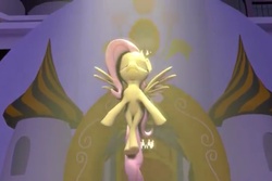 Size: 960x640 | Tagged: safe, fluttershy, pony, g4, 3d, female, solo