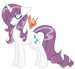 Size: 1280x1176 | Tagged: safe, artist:clair, rarity, pony, g4, alternate hairstyle, female, solo