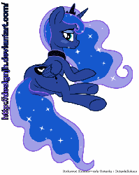 Size: 638x800 | Tagged: dead source, safe, artist:php94, princess luna, alicorn, pony, g4, animated, blushing, butt, ethereal hair, ethereal mane, ethereal tail, featureless crotch, female, hooves, mare, moonbutt, on side, plot, simple background, solo, tail, underhoof