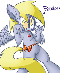 Size: 1500x1800 | Tagged: safe, artist:extradan, derpy hooves, anthro, g4, clown