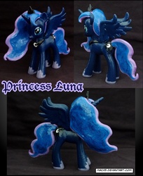 Size: 5051x6185 | Tagged: safe, artist:macx5, princess luna, pony, g4, absurd resolution, brushable, customized toy, irl, photo, solo, toy
