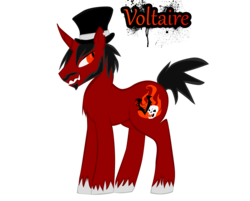 Size: 2720x2190 | Tagged: safe, artist:geekoflove, musician, ponified, voltaire