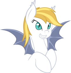 Size: 4768x4915 | Tagged: safe, artist:zee66, oc, oc only, oc:florence, bat pony, pony, absurd resolution, simple background, solo, transparent background, vector