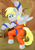 Size: 1525x2200 | Tagged: safe, artist:blackbewhite2k7, derpy hooves, pegasus, pony, g4, crossover, dragon ball, dragon ball z, female, mare, parody, solo, son goku