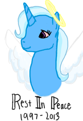 Size: 400x583 | Tagged: safe, trixie, ghost, pony, unicorn, g4, drugs, female, mare, solo, stoned trixie