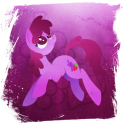 Size: 901x916 | Tagged: safe, artist:rariedash, berry punch, berryshine, earth pony, pony, g4, cutie mark, cutie mark background, female, hooves, lineless, mare, solo
