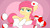 Size: 1248x705 | Tagged: safe, artist:rip, artist:tiarawhy, oc, oc only, oc:cream heart, earth pony, pony, abstract background, animated at source, bedroom eyes, earth pony oc, female, flash, lying down, mare, milf, nurse, on side, pokémon, solo, wrong hair color, youtube