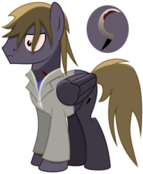 Size: 5680x6880 | Tagged: safe, artist:radiationalpha, pegasus, pony, absurd resolution, blood, clothes, crossover, drugs, hotline miami, male, mobster, nosebleed, ponified, sickle, simple background, solo, stallion, suit, transparent background, vector