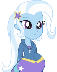 Size: 800x1005 | Tagged: safe, trixie, human, equestria girls, g4, female, pregnant, pregnant edit, pregnant equestria girls, solo, teen pregnancy
