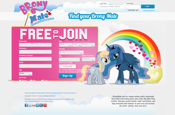 Size: 1339x878 | Tagged: safe, derpy hooves, princess luna, g4, bronymate, date, dating, faq, female, free, heart, lesbian, link, magic wand, mating, poe's law, rainbow, ship:lunaderp, shipping, text, transgender, wat, website, why