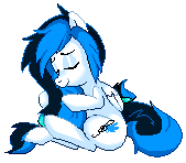 Size: 169x148 | Tagged: safe, artist:pepooni, oc, oc only, oc:melody breeze, pegasus, pony, pixel art, sitting, solo, sprite