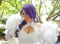 Size: 2048x1528 | Tagged: safe, artist:kalasnacks, artist:rose0fmay, rarity, human, g4, cleavage, cosplay, female, irl, irl human, photo, solo