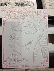 Size: 768x1024 | Tagged: safe, artist:andy price, applejack, g4, best pony, female, solo, traditional art