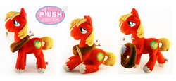 Size: 1024x471 | Tagged: safe, artist:plushactiontoys, big macintosh, earth pony, pony, g4, irl, male, photo, plushie, solo, stallion