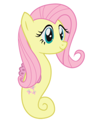 Size: 500x722 | Tagged: artist needed, source needed, safe, fluttershy, sea pony, g4, female, seaponified, seapony fluttershy, simple background, solo, species swap, transparent background