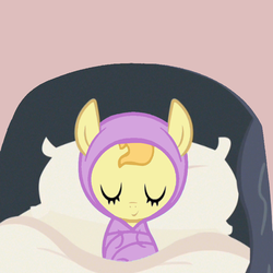 Size: 800x800 | Tagged: safe, artist:jolteongirl, noi, pony, g4, baby, baby pony, female, foal, pillow, solo, younger