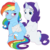 Size: 800x798 | Tagged: safe, artist:llacky, rainbow dash, rarity, pegasus, pony, unicorn, g4, bandage, female, horn, injured, lesbian, magic, mare, ship:raridash, shipping, simple background, sitting, telekinesis, transparent background