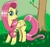 Size: 771x720 | Tagged: safe, artist:stratusxh, fluttershy, g4, female, solo, tree