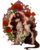 Size: 1571x1964 | Tagged: safe, artist:cigarscigarettes, oc, oc only, oc:smoky quartz, flower, rose, solo