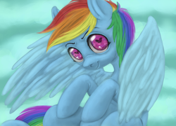 Size: 850x613 | Tagged: safe, artist:colorlesscupcake, rainbow dash, g4, female, solo