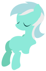 Size: 716x1117 | Tagged: safe, artist:ironfruit, lyra heartstrings, pony, unicorn, g4, eyes closed, female, lineless, mare, minimalist, simple background, sitting, sitting lyra, solo, transparent background