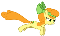 Size: 900x540 | Tagged: safe, artist:ironfruit, carrot top, golden harvest, pony, g4, sisterhooves social, bow, female, headband, simple background, solo, transparent background, vector