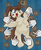 Size: 596x732 | Tagged: safe, artist:wizardski, oc, oc only, oc:cookie dough, oc:cookie dough (trottingham), pegasus, pony, belly, belly button, chubby, click, cookie clicker, fat, floppy ears, on back, one eye closed, open mouth, open smile, poking, pun, smiling, solo, spread wings, tickling, wink