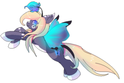 Size: 585x392 | Tagged: safe, artist:nastyathecat, oc, oc only, original species, pegasus, pony, pixel art, solo