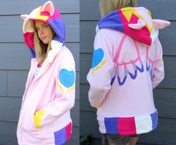 Size: 2048x1684 | Tagged: safe, artist:lisa-lou-who, princess cadance, human, g4, clothes, craft, hoodie, irl, irl human, photo