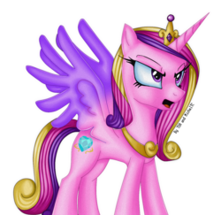 Size: 1134x1100 | Tagged: safe, artist:antych, princess cadance, alicorn, pony, g4, female, mare, simple background, solo, spread wings, transparent background, wings