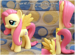 Size: 2343x1742 | Tagged: safe, artist:antych, fluttershy, pegasus, pony, g4, customized toy, female, mare