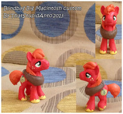 Size: 800x741 | Tagged: safe, artist:antych, big macintosh, earth pony, pony, g4, customized toy, male, stallion, toy