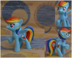 Size: 800x644 | Tagged: safe, artist:antych, rainbow dash, g4, customized toy, female, irl, photo, toy