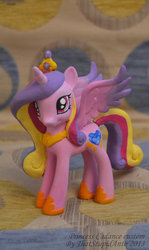 Size: 600x1004 | Tagged: safe, artist:antych, princess cadance, g4, brushable, customized toy, figure, irl, photo, solo, toy