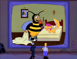 Size: 500x386 | Tagged: safe, scootaloo, g4, chickun, exploitable meme, male, meme, the simpsons