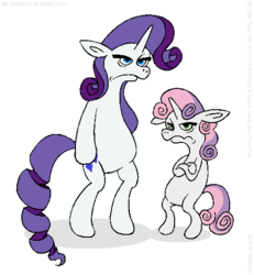 Size: 489x529 | Tagged: safe, artist:hellarmy, rarity, sweetie belle, g4