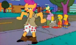 Size: 450x270 | Tagged: safe, scootaloo, g4, chickun, exploitable meme, male, meme, the simpsons