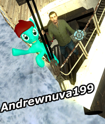 Size: 667x786 | Tagged: safe, artist:dbuilder, oc, oc only, human, 3d, andrewnuva199, gmod, physgun, request, ship