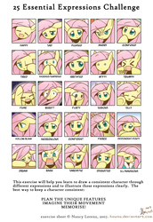 Size: 2364x3428 | Tagged: safe, artist:howxu, fluttershy, 25 expressions, cute, drunk, drunkershy, expressions, feels, female, serious face, shyabetes, silly face, solo, the stare
