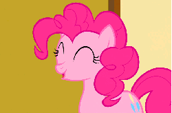 Size: 820x540 | Tagged: safe, screencap, pinkie pie, earth pony, pony, baby cakes, g4, season 2, animated, cropped, cute, diapinkes, female, gif, mare, solo