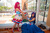 Size: 7360x4912 | Tagged: safe, artist:hamano--ayumi, artist:rosieru-chan, pinkie pie, twilight sparkle, human, g4, absurd resolution, clothes, cosplay, dress, gala dress, irl, irl human, otakon, otakon 2012, photo